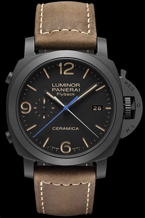 panerai flyback ceramic|panerai luminor chrono flyback.